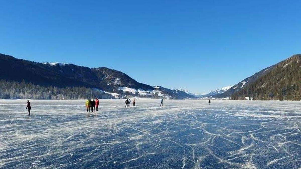 162 Sonnenstunden im Jänner am Weißensee - gemeinsam mit Kötschach-Mauthen der österreichweite Topwert