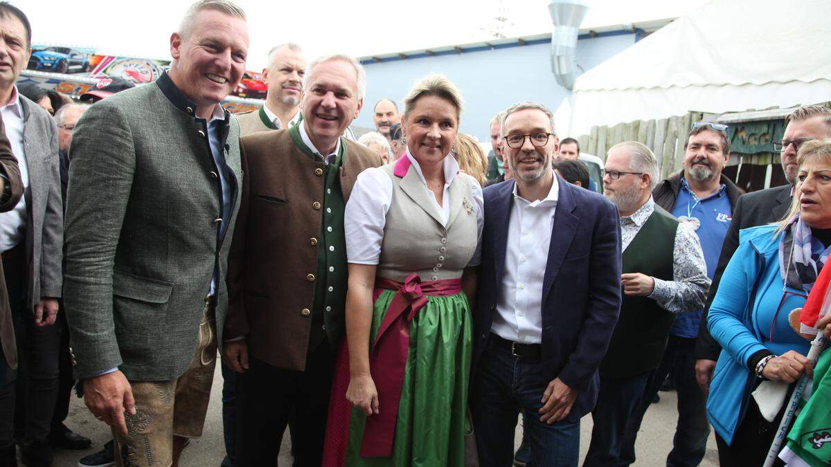 Der Besuch der FPÖ zog viele Gäste zum Oktoberfest