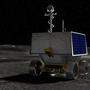 Der Rover in einer computergenerierten Darstellung
