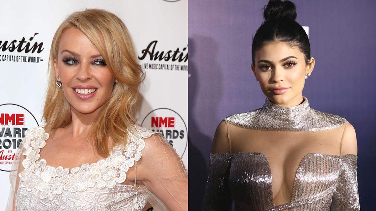 Kylie Minogue und Kylie Jenner