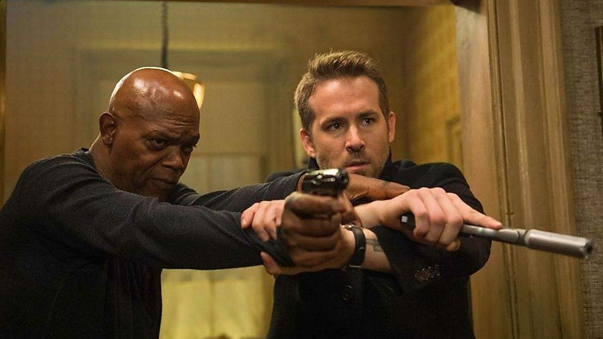 Kumpelfilm der besonderen Art:  Samuel L. Jackson, Ryan Reynolds