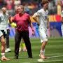 Hängende Köpfe bei Ralf Rangnick und seiner Mannschaft nach dem WM-Aus