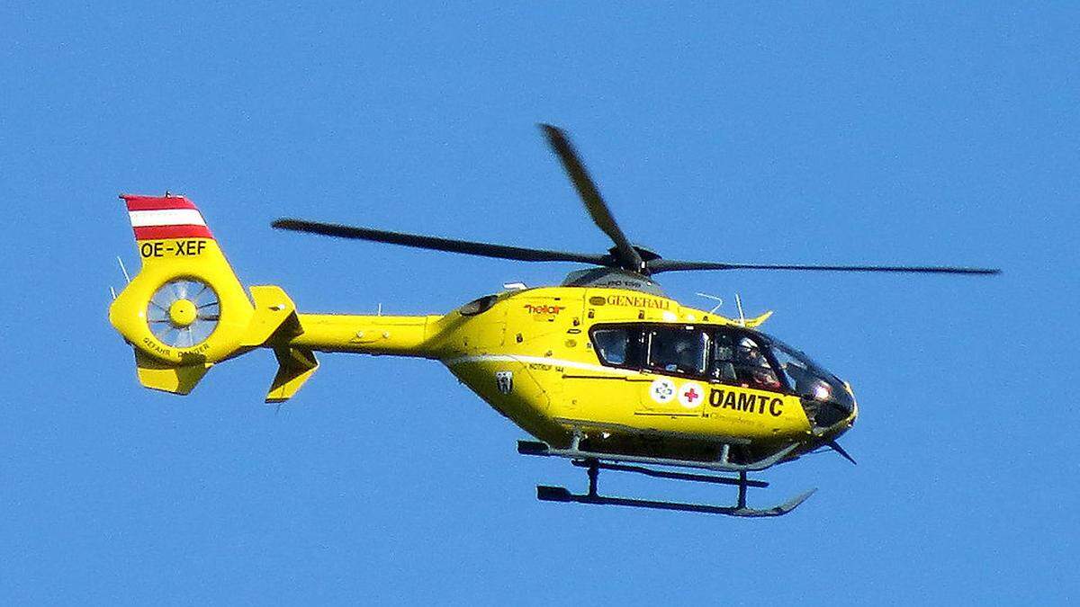 Verletzter wurde mit Rettungshubschrauber ins Krankenhaus geflogen