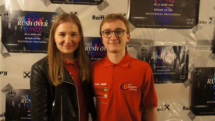 Obmann Leo und Mädlleiterin Karoline Pachatz von der Landjugend Preitenegg