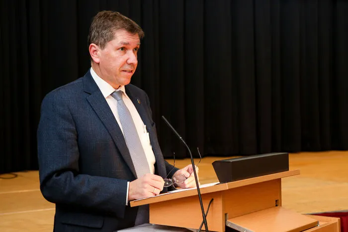 GU6-Voristzender Erich Gosch berichtete über Statutenneuerungen und Herausforderungen, die auf die Region zukommen