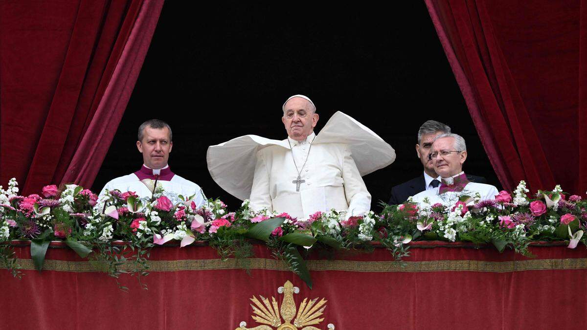  Papst Franziskus am Ostersonntag