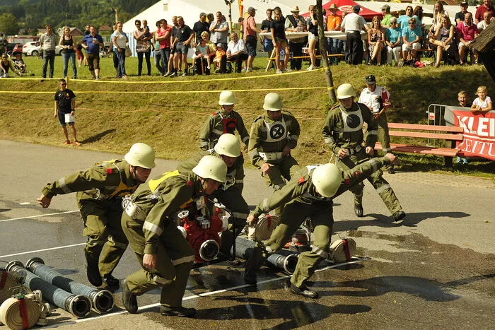 31 Bewerbsgruppen waren beim Bewerb, zugleich Finale des Raiffeisen Bezirkscups, angetreten.