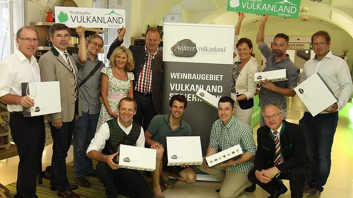 Die ''Geburtshelfer'' der neuen Weinbauregion ''Vulkanland Steiermark''