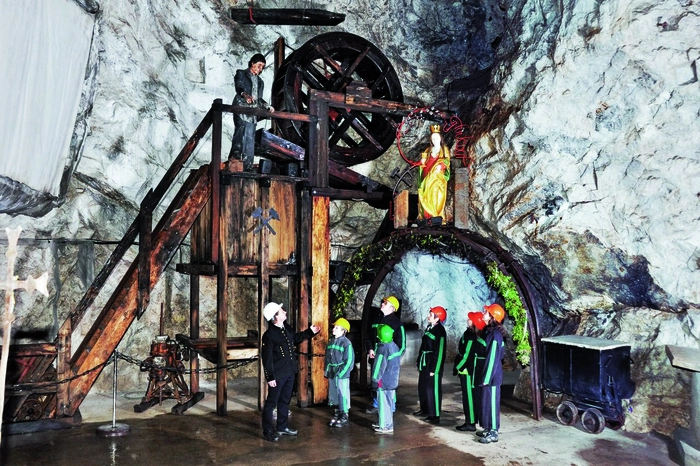 Im Schaubergwerk Terra Mystica bekommt man einen Einblick in längst vergangene Zeiten 