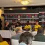 TVB-Obmann Franz Theurl (ganz links) lauschte der Pressekonferenz von Udinese Calcio im Grandhotel Lienz | TVB-Obmann Franz Theurl (ganz links) lauschte der Pressekonferenz von Udinese Calcio im Grandhotel Lienz