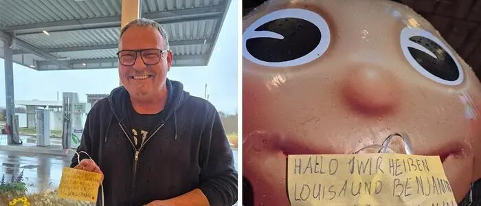 Der in Langenwang abgeschickte Lufballon (rechts) flog bis ins Südburgenland