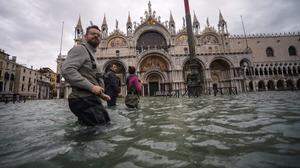 Mitte November 2019 stand Venedig großflächig unter Wasser