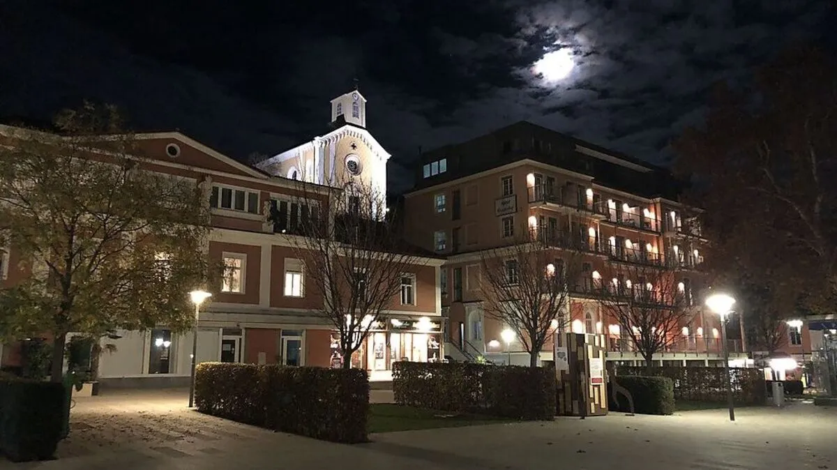 In der ersten Nacht mit Ausgangssperre zeigte sich Bad Gleichenberg von seiner mystischen Seite.