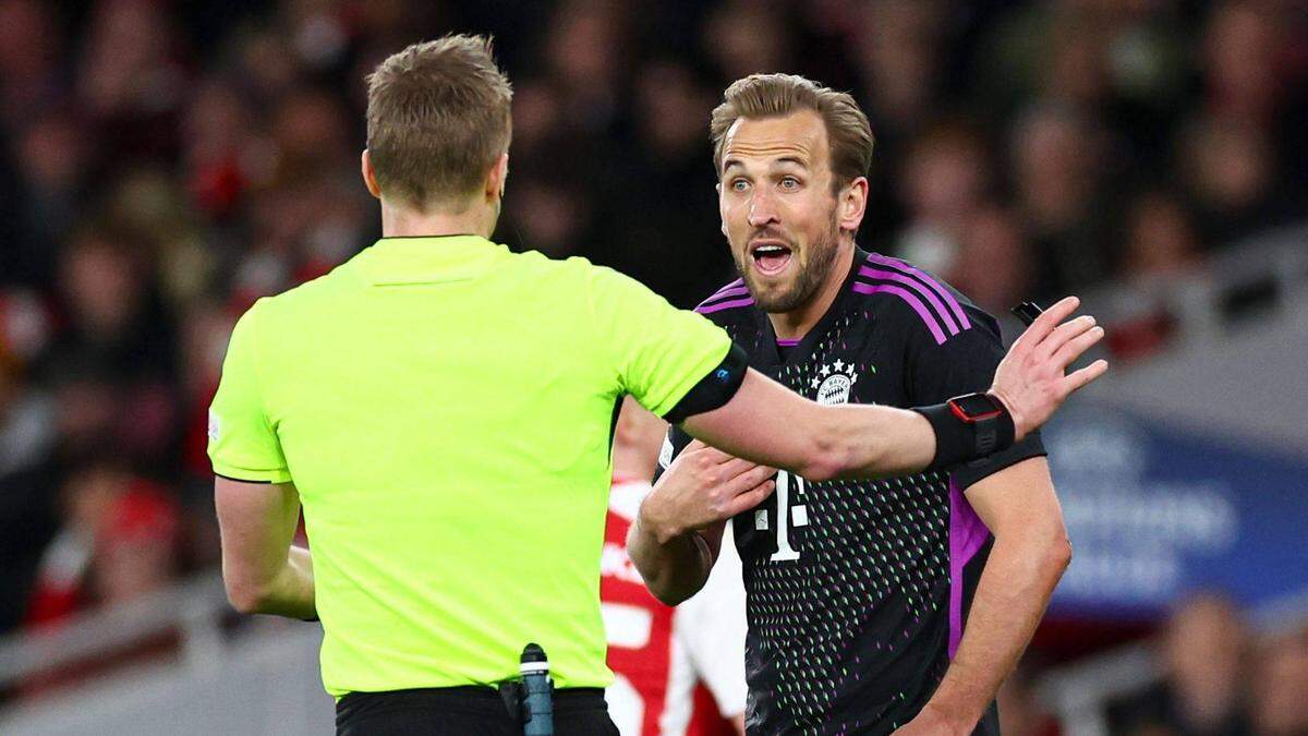 Harry Kane hatte Klärungsbedarf mit Schiedsrichter Glenn Nyberg