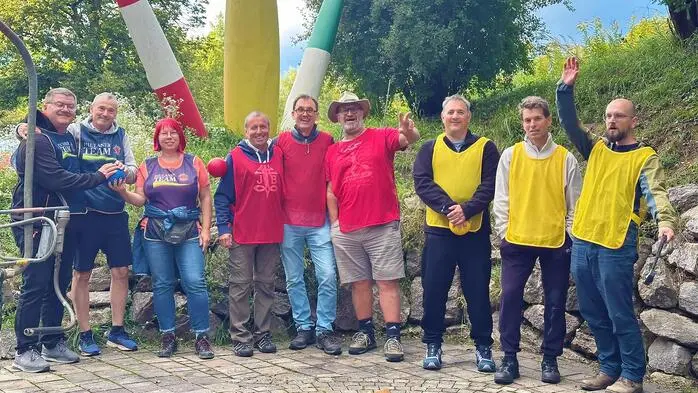 Die Teilnehmenden des Boßelcup 2026