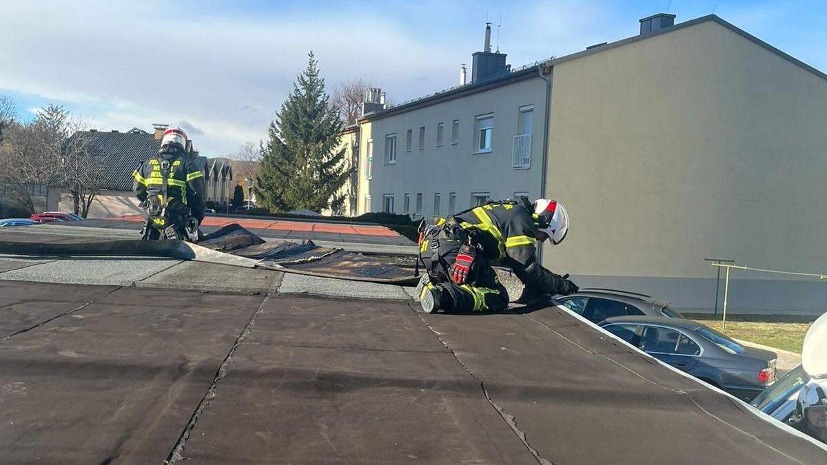 Heftiger Sturm in Wien | Auch im Süden von Wien war für die FF Wiener Neudorf einges zu tun