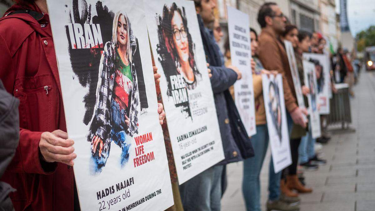 Demo in der Grazer Innenstadt