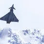 Eurofighter im Tiefflug über die Planai