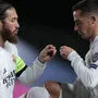 Sergio Ramos (li.) traf vom Elfmeterpunkt.