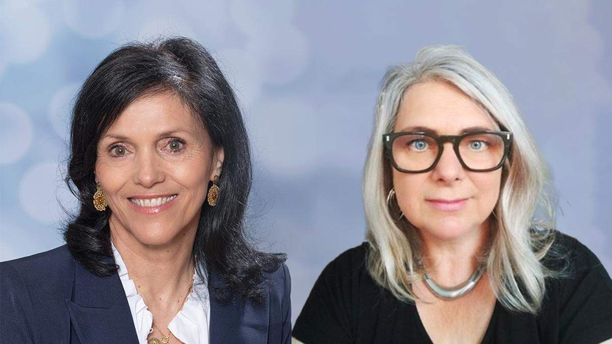 Edith Rindler und Astrid Greßl (von links) 