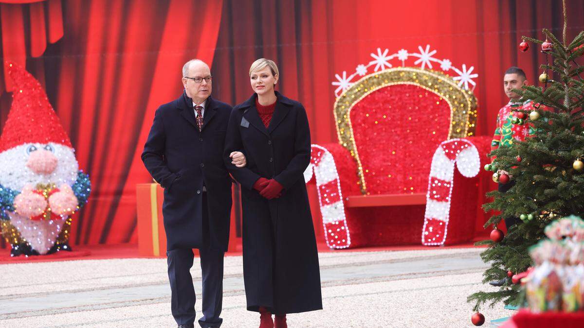Fürst Albert II. und Fürstin Charlène von Monaco