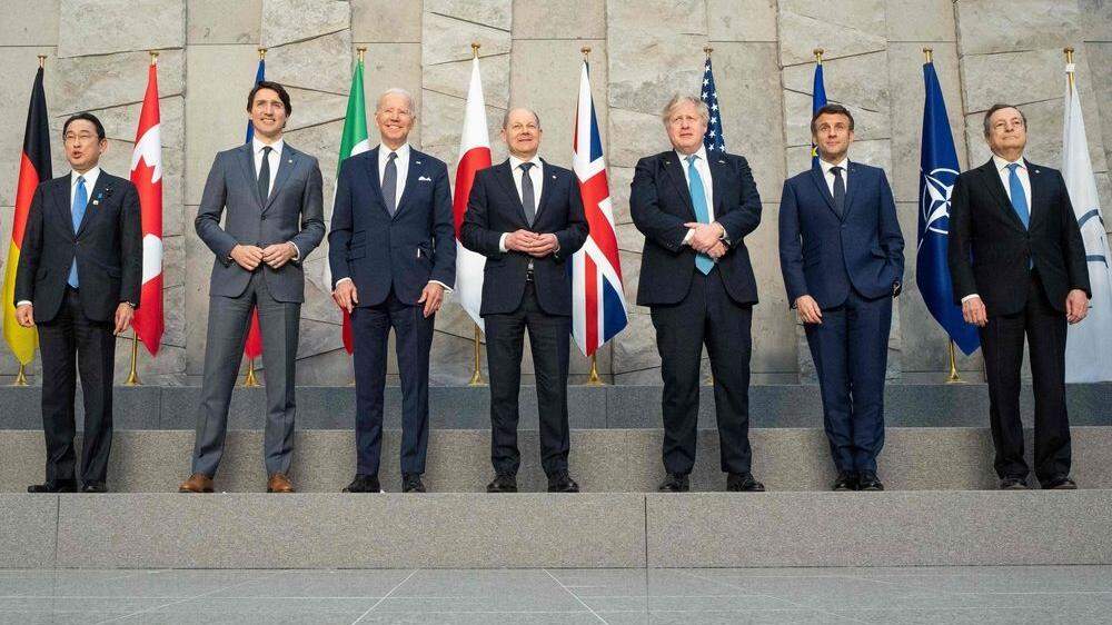 G-7-Gipfel in Brüssel: Gruppenbild 