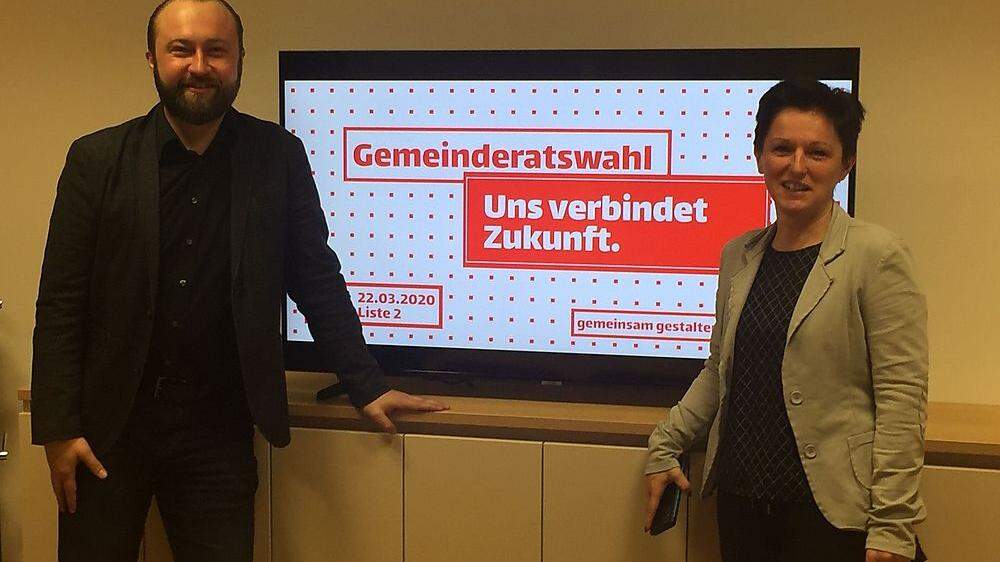Regionalgeschäftsführerin Petra Weiß und Regionalvorsitzer Max Lercher präsentierten Details zur Gemeinderatswahl
