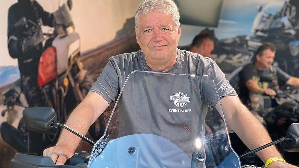 Eventkoordinator Sven Kielgas organisiert seit 2007 die European Bike Week am Faaker See