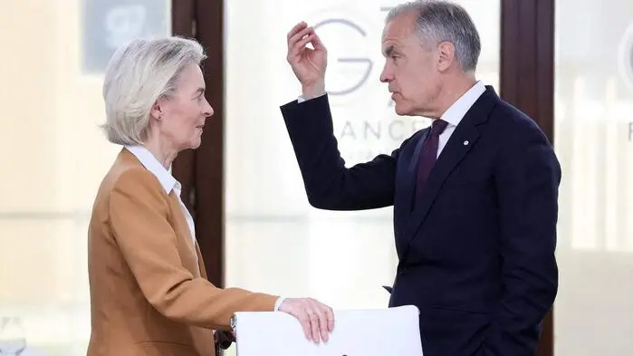 Ursula von der Leyen und Mark Carney