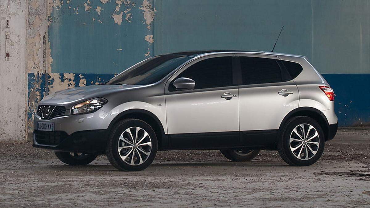 2007 bis 2013: die erste Generation des Nissan Qashqai (hier das Faceliftmodell)