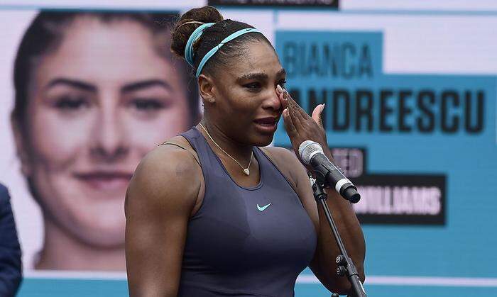 Bittere Tränen bei Serena Williams