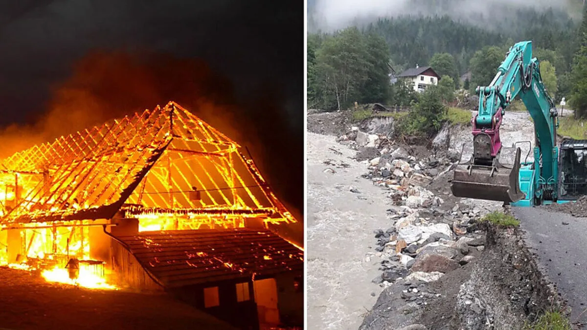 Brände in Weiz, Aufräumen im Ennstal