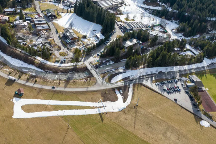 Die Situation am 2. Jänner in Reutasch im Raum Seefeld.