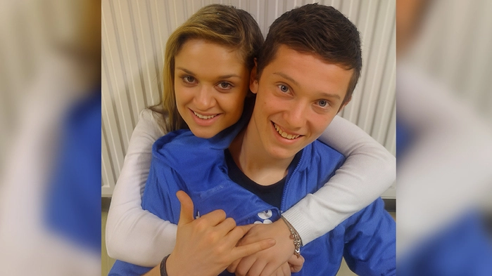 Verstanden sich auch als Teenager prächtig: Corinna Kamper und Michael Gregoritsch