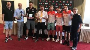 Stefan Petschnig, Helmut Micheler, Lukasz Wojt, Christian Scheider, Paul Ruttmann, Georg Enzenberger, Michael Weiss und Arno Arthofer