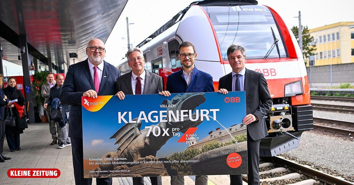 Koralmbahn: These are the changes brought by the ÖBB timetable for ...