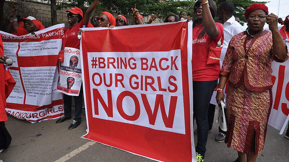 Die Entführung von 200 Schülerinnen löste einen Aufschrei und eine Kampagne in den sozialen Medien mit dem Hashtag #bringbackourgirls aus.