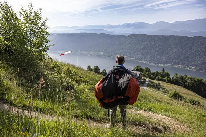 Selbsttest Tandemsprung Paragleiten Kärntner Flugschule Annenheim Gerlitzen Juni 2025