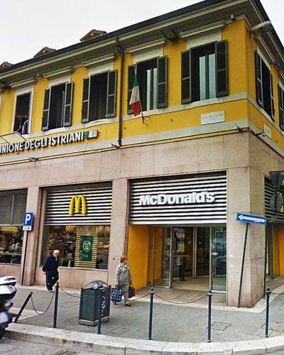 Der Überfall geschah bei „McDonald‘s“ in Triest