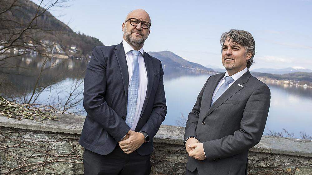 Seit 2019 sind die Stadtwerke-Vorstände Erwin Smole und Harald Tschurnig im Amt