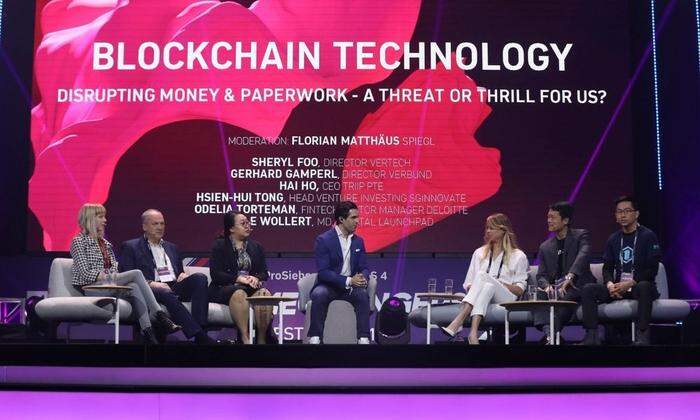 "Blockchains dürfen nie isoliert betrachtet werden" hieß es am Podium