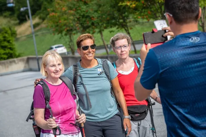 Anschließend stand Michaela Dorfmeister ihren Fans noch Rede und Antwort und gab Autogramme.