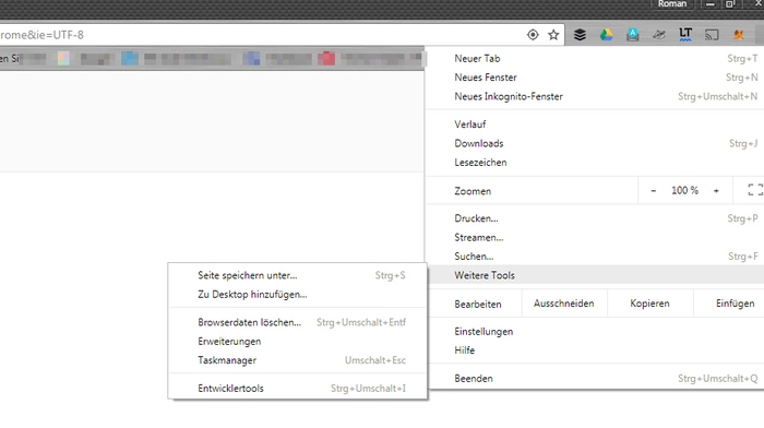 Bisher musste man als Internetnutzer auf vielen Webseiten einfach akzeptieren, dass das Nutzerverhalten mittels Cookies aufgezeichnet wird. Dank der Datenschutzgrundverordnung hat man nun die Wahl und kann Cookies, die nicht zum Betrieb der Webseite benötigt werden abschalten. Der erste Schritt dafür ist das Löschen der bestehend Cookies. Bei Chrome unter dem Punkt "Weitere Tools", "Browserdaten löschen"