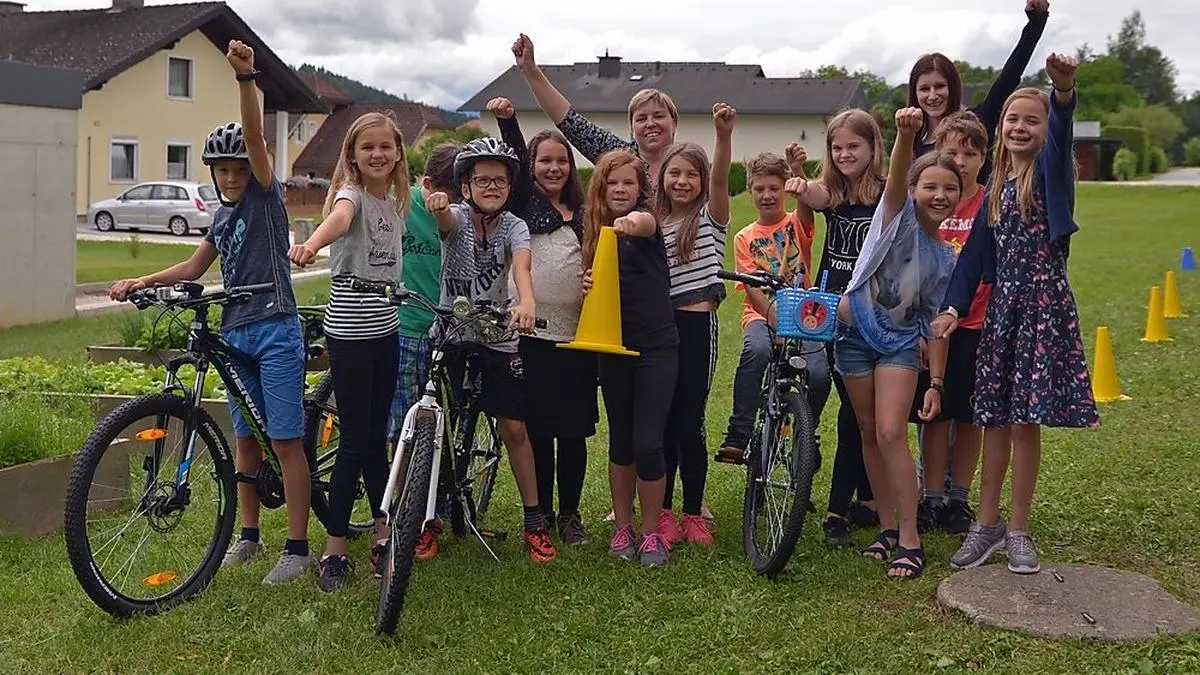 Sie wollen gewinnen: die Schüler der VS St. Margarethen