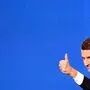 Macron bei seiner Siegesfeier
