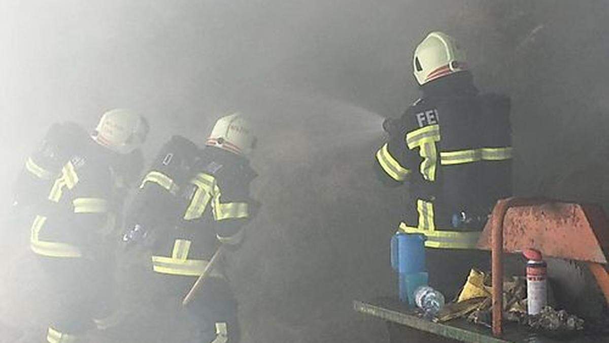 Die Feuerwehr konnte den Brand rasch unter Kontrolle bringen