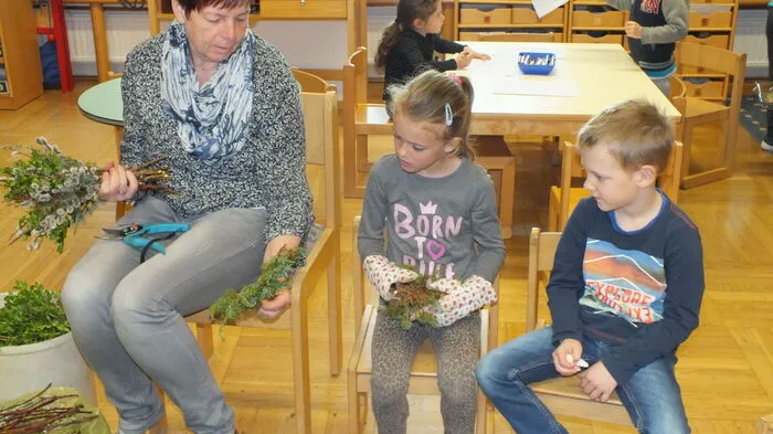 Das Brauchtum zu erhalten und deshalb schon den Kleinsten mit auf den Weg zu geben, liegt dem Kindergarten Baldramsdorf am Herzen.
