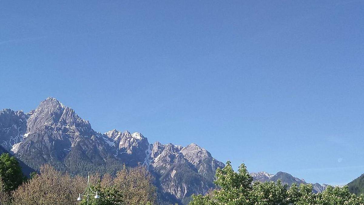 Heute sollte der Himmel wieder blau werden. Jedoch ist es teilweise windig