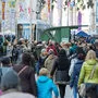 In der Innenstadt herrscht oft hektisches Treiben, die Geschäftswelt ringsum verändert sich aber laufend	 