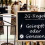 Die 2G-Regelerlaubt österreichweit nur noch Geimpften und Genesenen Zutritt zur Gastronomie 